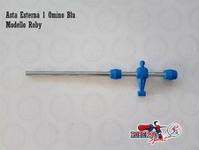 ASTA ESTERNA PER CALCIO BALILLA 1 OMINO BLU ROBY ROBERTO SPORT (1742)