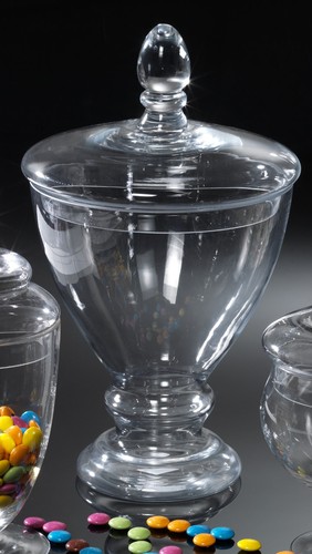 Vaso con coperchio - , in