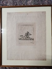 Stefano Della Bella, Incisioni Antiche, XVII Sec 💥👏Cavaliere Con Spada N 11
