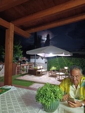 ombrellone giardino decentrato