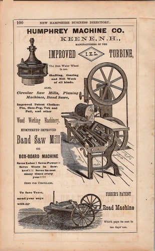 1875 humphrey machine - humphrey, co