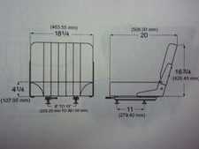 FREE SHIPPING! NEW VINYL SEAT