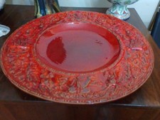  CERAMICA  DOMENICO MATTEUCCI MUKY FAENZA GRANDE PIATTO ANNI '50/60 Cm 49