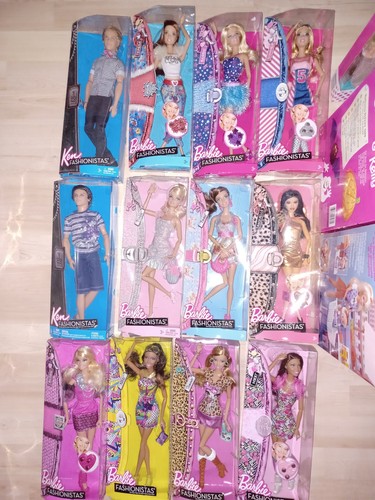 Bambole barbie fashionistas - 12,