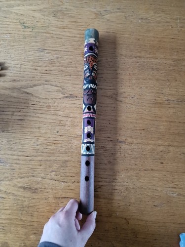 Flauto legno tiki totem - flauto,