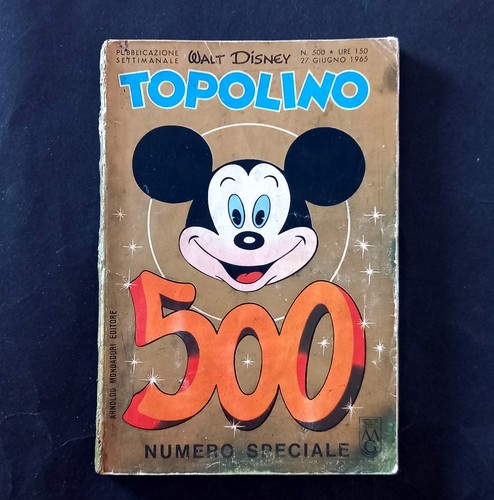 Topolino libretto 500 del 1965 - del,
