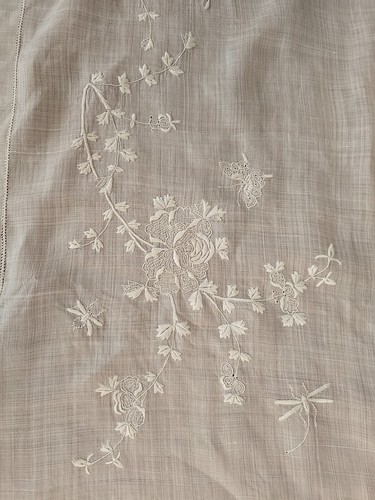 Tovaglia lino sottile - , farfalla