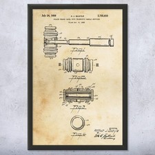 Judges Gavel Patent Wall Art