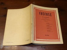 CONCONE 40 Lezioni per BASSO O BARITONO e pianoforte - Ricordi 1982