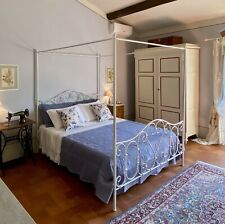 blanc mariclò letto a baldacchino