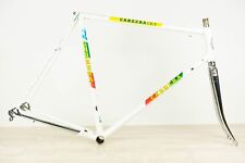 CARRERA TASSONI 1993 TEAM SET TELAIO VINTAGE BICI DA STRADA 57 COLUMBUS OLD P...