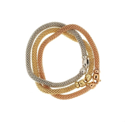 Bracciale oro bianco - bracciale, giallo