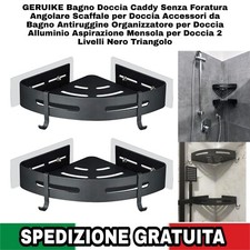 2Pz Angolare Scaffale x Doccia