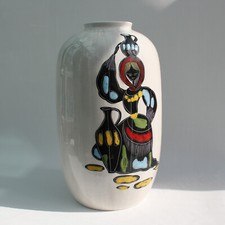 Grande vaso ceramica graffito