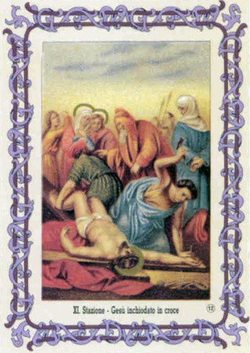 Santino holy card via crucis - .santino,
