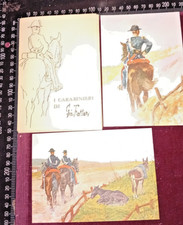 FOLDER RACCOLTA STAMPE A CARTOLINE CARABINIERI GIOVANNI FATTORI RARITA'