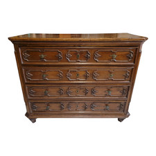 Canterano in legno di noce e