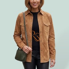 Camicia donna vera pelle di