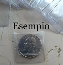 N.50 BUSTE BUSTINE PLASTICA PORTA PER MONETE Max 24 mm di Ø TASCHE - Mis.30x25mm