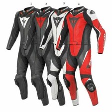 Tuta da moto in pelle da uomo