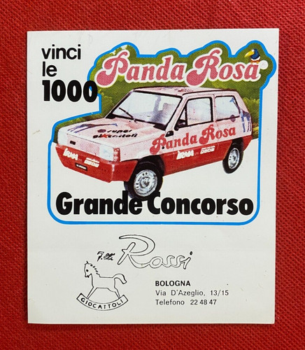 Panda rosa fiat rossi - (h13),