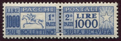 Italia 1954 pacchi postali - pacchi,