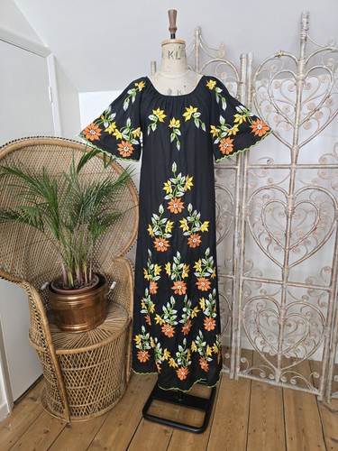 Maxi abito caftano - , vintage