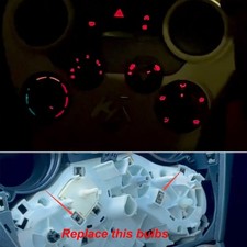 Ricambio lampadina led 2pz per Ford Ka 2008-2016 climatizzatore luce 