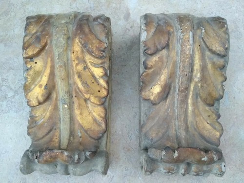 Coppia capitelli antichi - ,