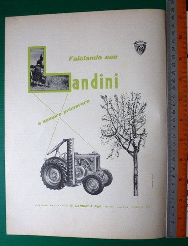 Pubblicità trattore landini - pubblicità,