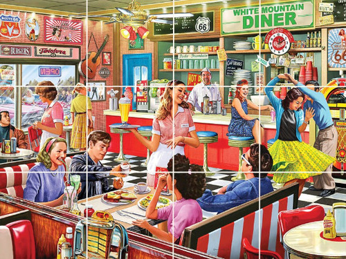 Diner americano vintage anni - americano,