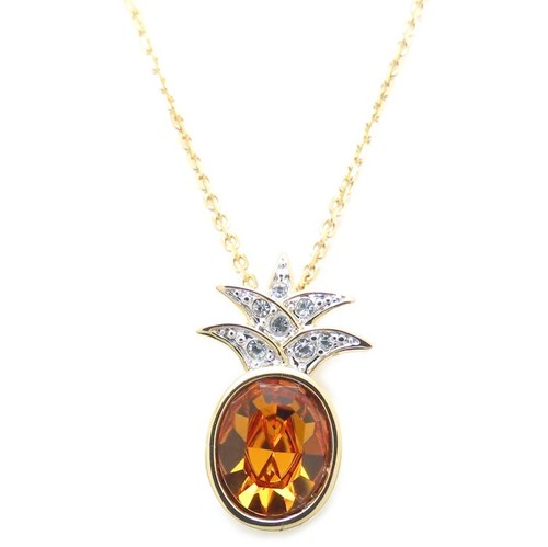 Collana cristallo placcato oro