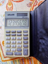 Calcolatrice Vintage Olivetti Solar 200