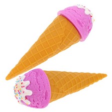2 pezzi Prop cono di gelato realistico PROPPA PER di gelato da dessert
