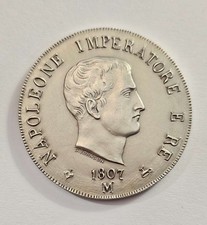 MEDAGLIA IN ARGENTO NAPOLEONE