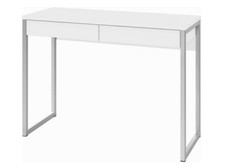 Scrivania due cassetti bianco - scrivania,