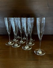 SET 10 BICCHIERI FLUTE A CHAMPAGNE Dom Perignon CRISTALLO Baccarat 23,2 cm/h
