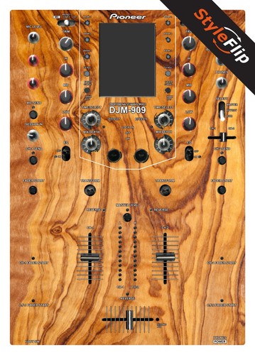 Pioneer djm 909 skin - 909, legno