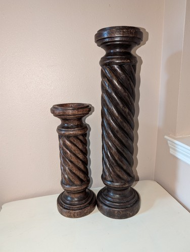 Portacandele colonna in - portacandele,
