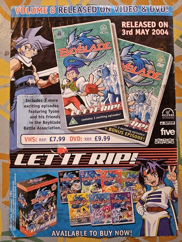 Beyblade let rip - it, vhs