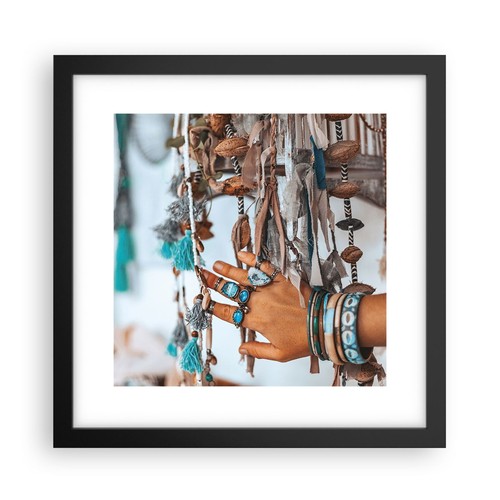 Poster 30x30cm mano gioielli - poster,