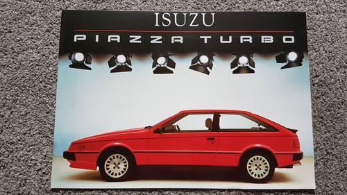 Isuzu piazza turbo brochure - isuzu,