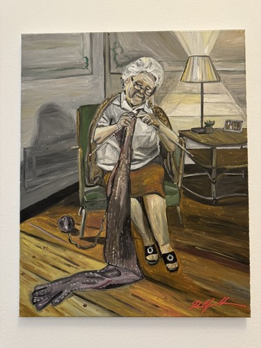Alzheimer quadro olio su - l’alzheimer,,