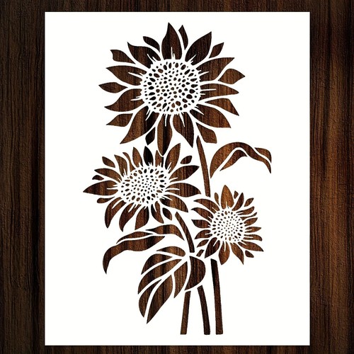 Stencil girasole