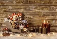 3X2M Natale Sfondo Glitter Oro