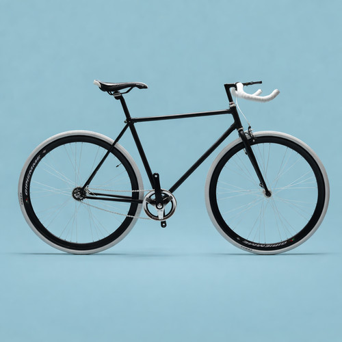 Bici fixed uomo nero - uomo, bianco