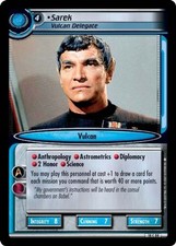 Sarek, Vulcan Delegate - What you Leave Behind - Star Trek CCG 2E