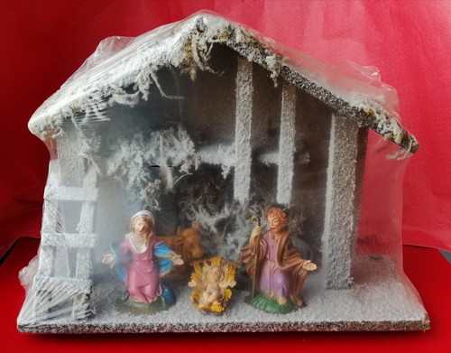 Capanna legno natività - legno,