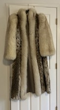 Cappotto lungo vintage lince