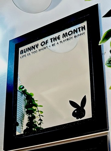 Playboy mirror black color - playboy,